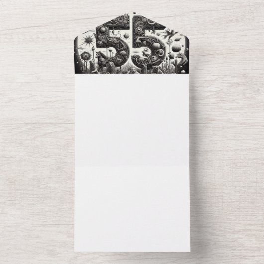 Maak uw eigen all in one uitnodiging (Binnen)