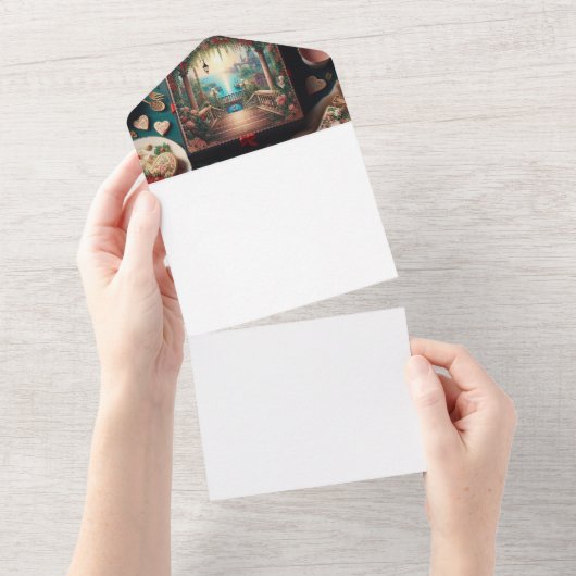 Maak uw eigen all in one uitnodiging (Afscheurbaar)