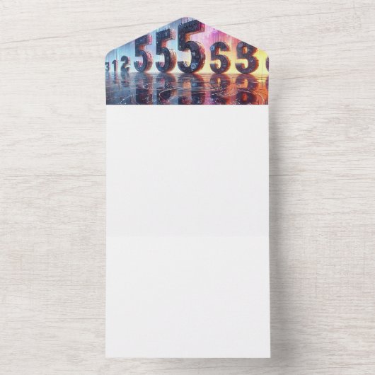 Maak uw eigen all in one uitnodiging (Binnen)