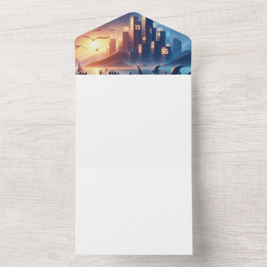 Maak uw eigen all in one uitnodiging (Binnen)