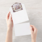 Maak uw eigen all in one uitnodiging (Afscheurbaar)