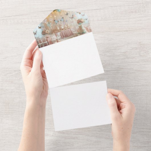 Maak uw eigen all in one uitnodiging (Afscheurbaar)