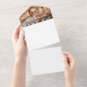 Maak uw eigen all in one uitnodiging (Afscheurbaar)