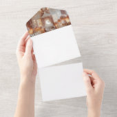 Maak uw eigen all in one uitnodiging (Afscheurbaar)