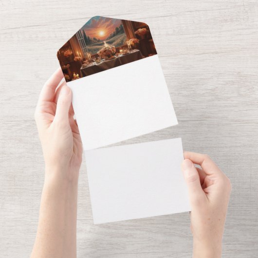 Maak uw eigen all in one uitnodiging (Afscheurbaar)