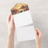 Maak uw eigen all in one uitnodiging (Afscheurbaar)