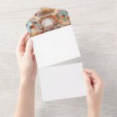 Maak uw eigen all in one uitnodiging (Afscheurbaar)