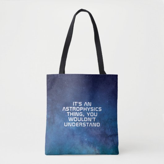 Maak uw eigen astrofysica tote bag (Voorkant)