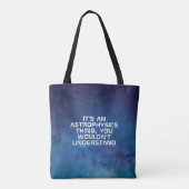 Maak uw eigen astrofysica tote bag (Achterkant)