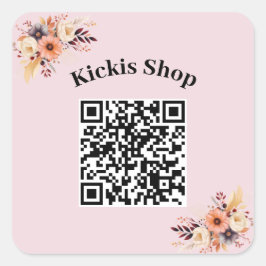 Maak uw eigen bedrijf QR Code Sticker