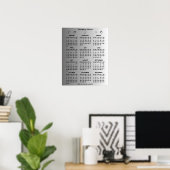 Maak uw eigen bedrijfs promo 2016 kalender poster (Thuiskantoor)