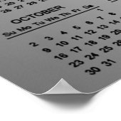 Maak uw eigen bedrijfs promo 2016 kalender poster (Hoek)