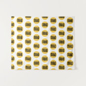 Maak Uw Eigen Bedrijfslogo Patroon Wandkleed (Voorkant (horizontaal))