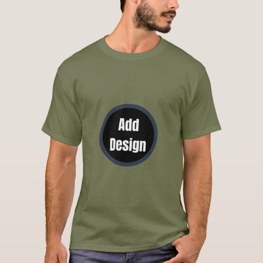 Maak uw eigen bewerkbare t-shirt (Voorkant)