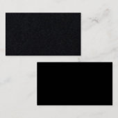 Maak uw eigen Black Core-Visitekaartjes Visitekaartje (Voorkant / Achterkant)