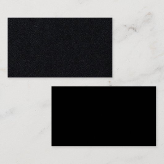 Maak uw eigen Black Core-Visitekaartjes Visitekaartje (Voorkant / Achterkant)