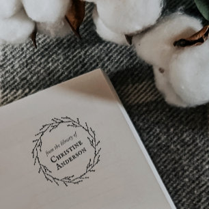 Maak uw eigen breedte uit de bibliotheek van  zelfinktende stempel