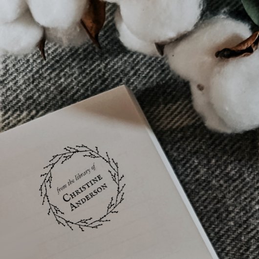 Maak uw eigen breedte uit de bibliotheek van  zelfinktende stempel