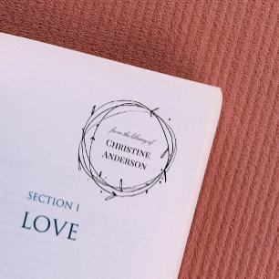 Maak uw eigen breedte uit de bibliotheek van  zelfinktende stempel