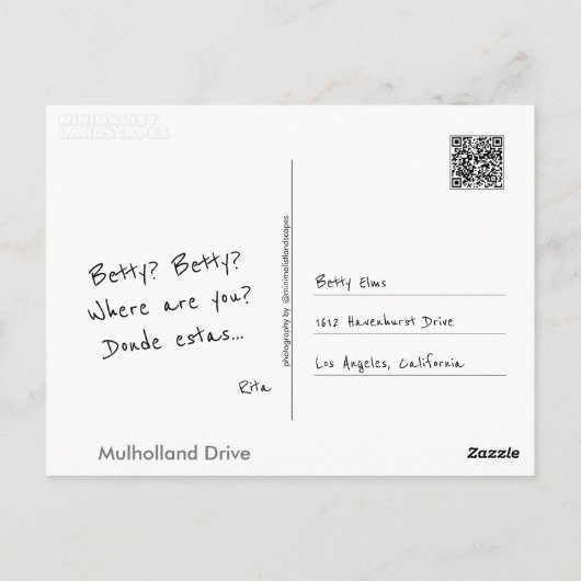 Maak uw eigen briefkaart (Achterkant)