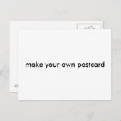 Maak uw eigen briefkaart (Voorkant / Achterkant)