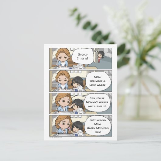 Maak uw eigen Briefkaart van het Manuscript van he (Staand voorkant)