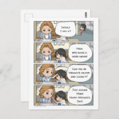 Maak uw eigen Briefkaart van het Manuscript van he (Voorkant / Achterkant)