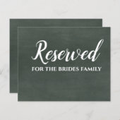 Maak uw eigen budget voor het huwelijksgebarentaal (Voorkant / Achterkant)