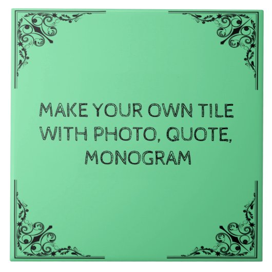 MAAK UW EIGEN CERAMISCHE TIL TEGELTJE (Voorkant)