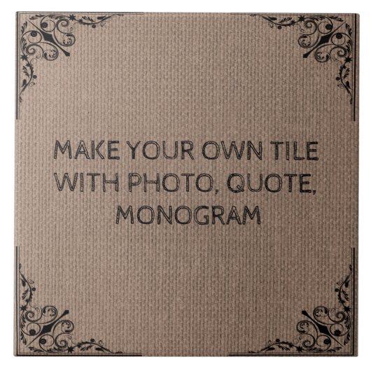 MAAK UW EIGEN CERAMISCHE TIL TEGELTJE (Voorkant)