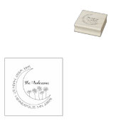 Maak uw eigen Cute en stijlvol aangepast retouradr Rubberstempel (Gestempeld)