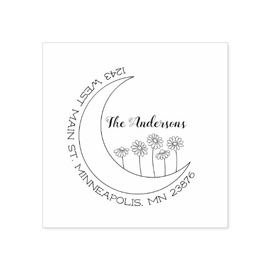 Maak uw eigen Cute en stijlvol aangepast retouradr Rubberstempel (Afrduk)