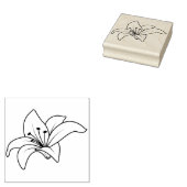Maak Uw Eigen Daglel Bloesem Bloem Bloemstuk Rubberstempel (Gestempeld)