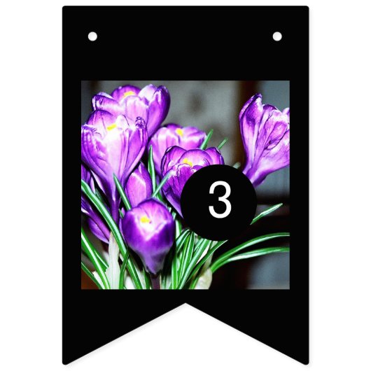 Maak uw eigen decor eenvoudig met 16 afbeeldingen  vlaggetjes (Derde vlag)