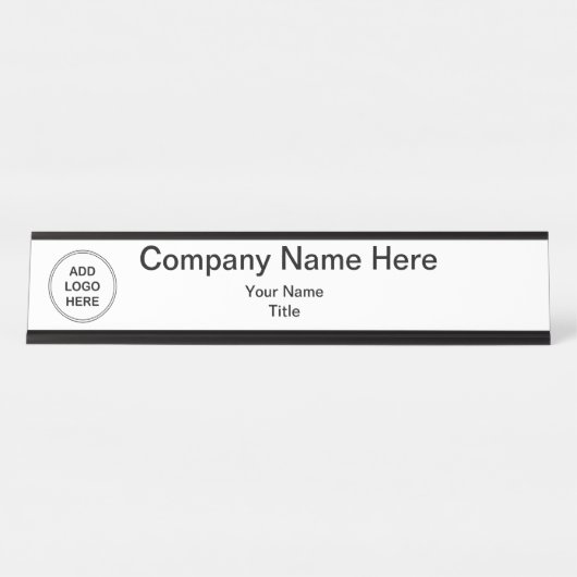 Maak uw eigen Desk Name Plaques Bureau Naambordje (Voorkant)