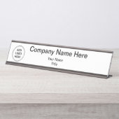 Maak uw eigen Desk Name Plaques Bureau Naambordje (Voorkant)