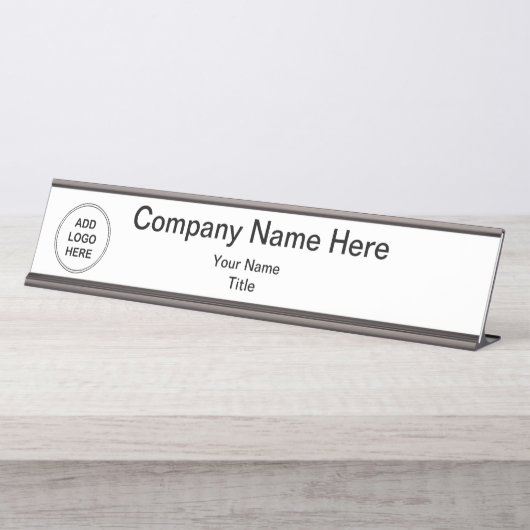 Maak uw eigen Desk Name Plaques Bureau Naambordje (Voorkant)