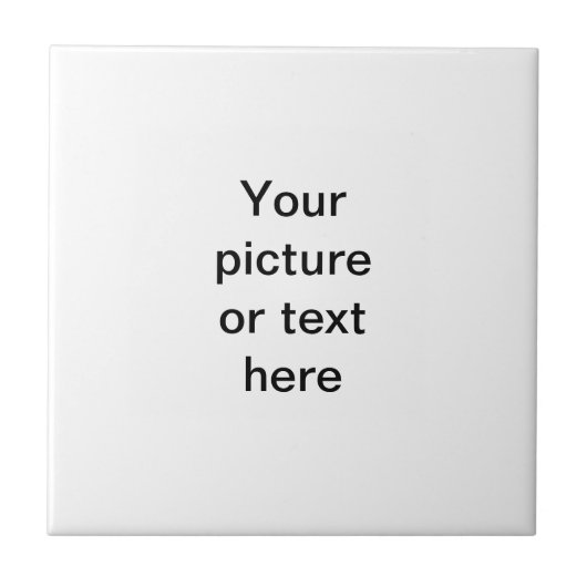 Maak uw eigen douane gepersonaliseerd tegeltje (Voorkant)