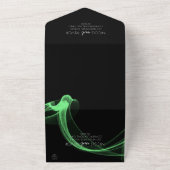 Maak Uw Eigen Douane-Rooklint All In One Uitnodiging (Buitenkant)