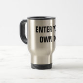 Maak uw eigen drink tumbler reisbeker (Voorkant links)