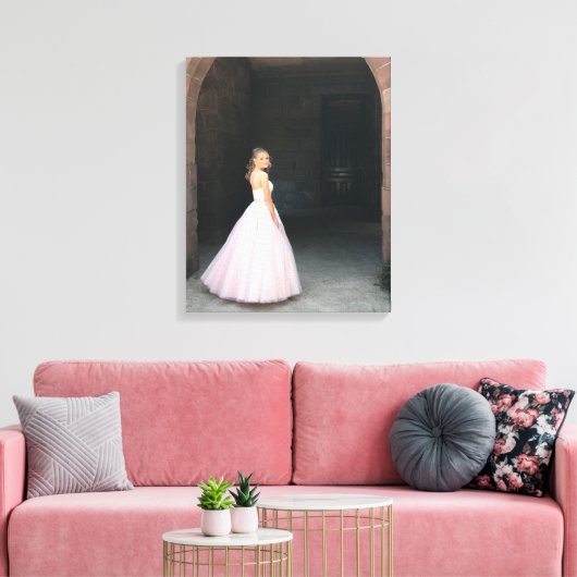 Maak uw eigen één fotocanvas om het even welke gro canvas afdruk (Insitu (Woonkamer))