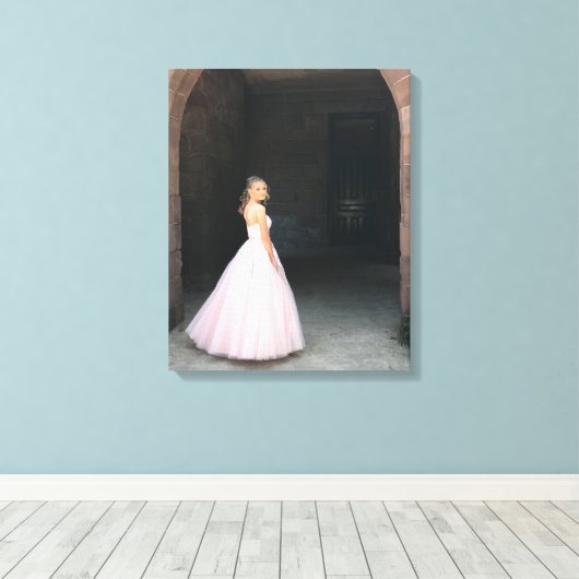 Maak uw eigen één fotocanvas om het even welke gro canvas afdruk (Insitu (Houten vloer))