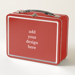 Maak Uw Eigen Eenvoudige 6,75”x8,625”x3,75” Rood