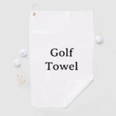 Maak uw eigen eenvoudige aangepaste 16" x 24" golfhanddoek (Insitu)
