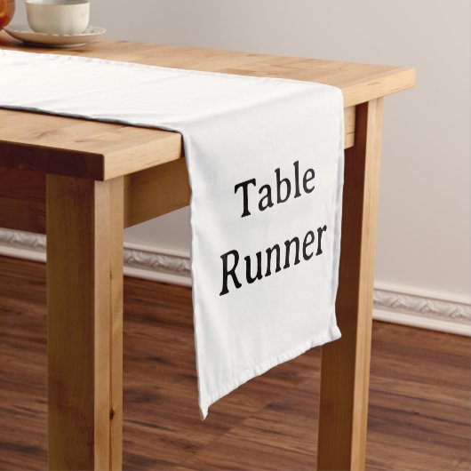 Maak Uw Eigen Eenvoudige Aangepaste 16" X 90" Medium Tafelloper (Voorbeeld)