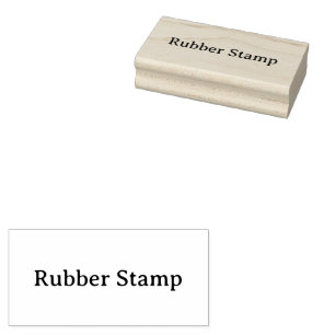 Maak Uw Eigen Eenvoudige Aangepaste 1.5" x 3" Rubberstempel