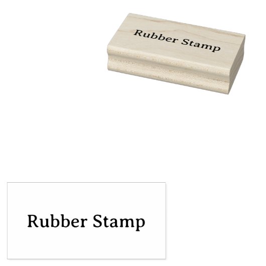 Maak Uw Eigen Eenvoudige Aangepaste 1.5" x 3" Rubberstempel (Gestempeld)