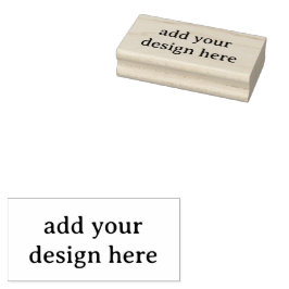 Maak Uw Eigen Eenvoudige Aangepaste 1.5" x 3" Rubberstempel
