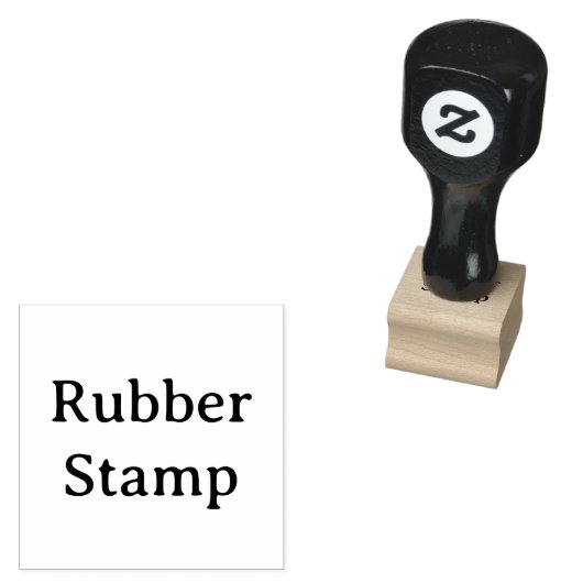 Maak Uw Eigen Eenvoudige Aangepaste 2,54 cm x 2,54 Rubberstempel (Gestempeld)