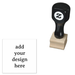 Maak Uw Eigen Eenvoudige Aangepaste 2,5 cm x 2,5 c Rubberstempel